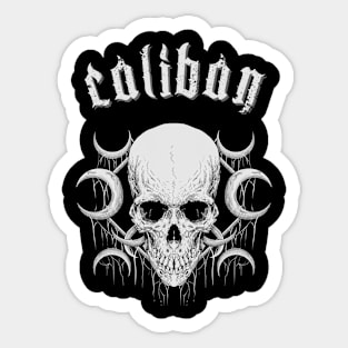 caliban the darkness Sticker